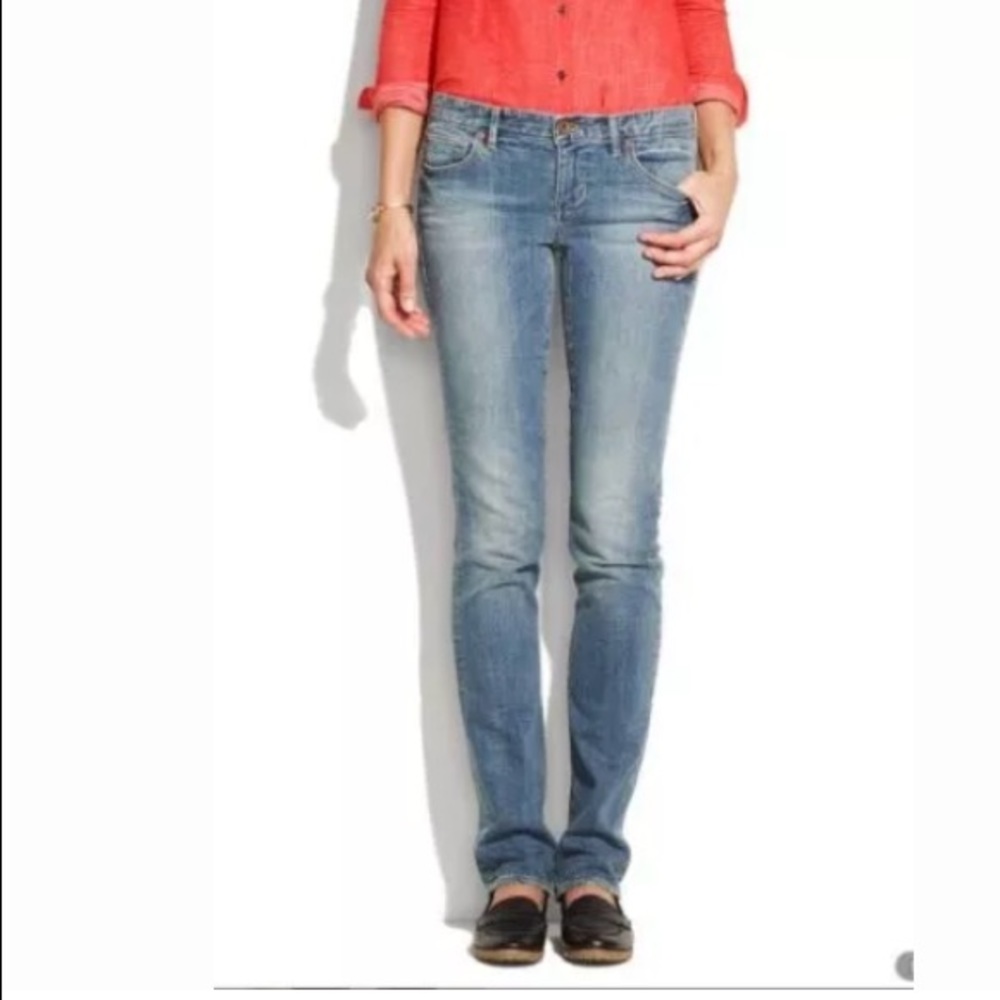MADEWELL RAIL STRAIGHT CREEK BED 80's look jeans